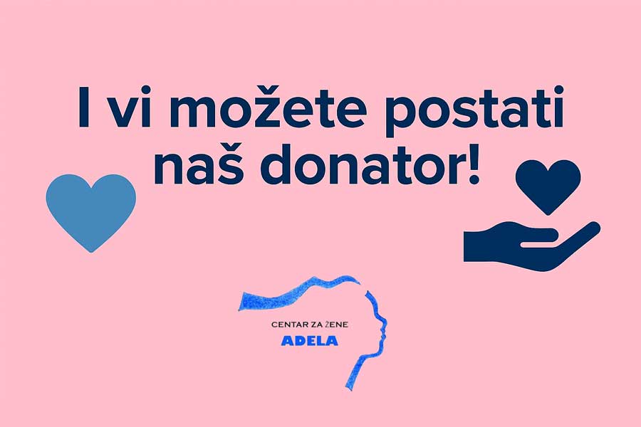 I vi možete postati naš donator